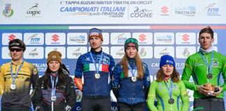 Saravalle e Vicari campioni italiani winter triathlon a squadre