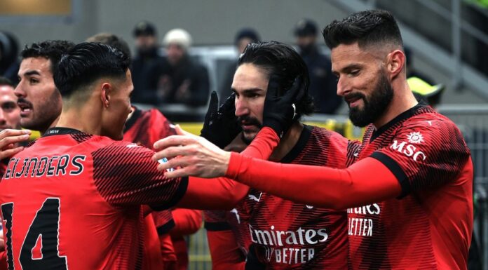 Il Milan batte la Roma 3-1 a San Siro