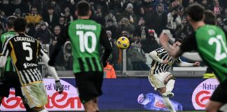 La Juve batte il Sassuolo 3-0 e torna a -2 dall’Inter