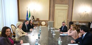 Von der Leyen con Meloni a Forlì “Ue al fianco dell’Emilia Romagna”