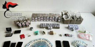 Cologno Monzese, arrestate due persone e sequestrati 9 kg di hashish
