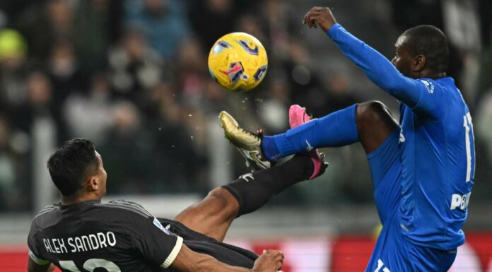 Baldanzi risponde a Vlahovic, 1-1 tra Juventus e Empoli