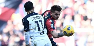 Il Genoa vince in rimonta, battuto 2-1 il Lecce