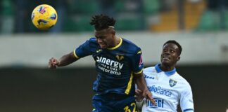 Verona-Frosinone 1-1, a Suslov risponde Kaio Jorge