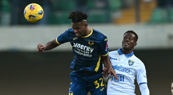 Verona-Frosinone 1-1, a Suslov risponde Kaio Jorge