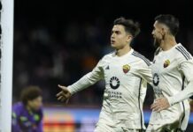 La Roma vince a Salerno e si avvicina al quarto posto