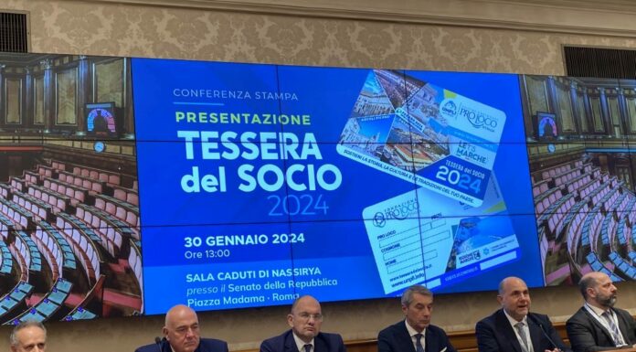 In Senato presentata tessera Socio Unpli 2024, sarà dedicata alle Marche