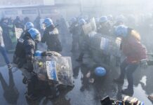 Scontri al corteo contro Israele a Vicenzaoro, Piantedosi “Evitati guai peggiori”