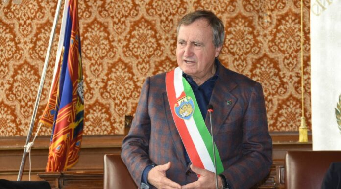 Il sindaco Brugnaro a Ca’ Corner per l’inaugurazione della mostra sulla Shoah