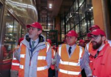 Marsilio e Lollobrigida visitano la Coca Cola a Oricola e Covalpa a Celano