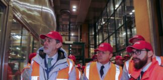 Marsilio e Lollobrigida visitano la Coca Cola a Oricola e Covalpa a Celano