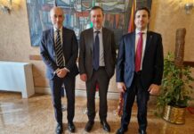 Assessore Corazzari accoglie a Palazzo Balbi Slawomir Tokarski
