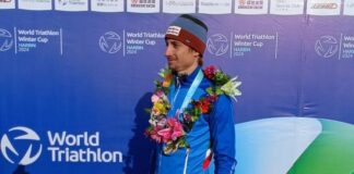 World Triathlon Winter Cup, oro Saravalle in Cina