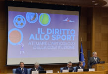 Tajani “Lavorare affinchè il diritto allo sport riguardi tutti”