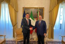 Schifani riceve a Palazzo d’Orlèans il neo console di Tunisia a Palermo