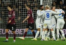 Empoli passa 3-1 a Salerno, vittoria da ex per Nicola