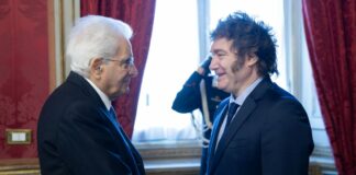 Mattarella incontra il presidente argentino Milei
