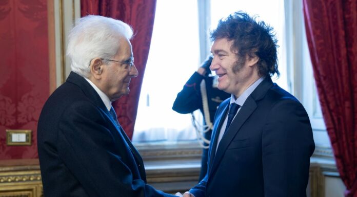 Mattarella incontra il presidente argentino Milei