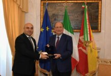 Schifani riceve l’ambasciatore dell’Azerbaigian in Italia