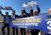 Ryanair arriva a Reggio Calabria con una nuova base e 8 rotte