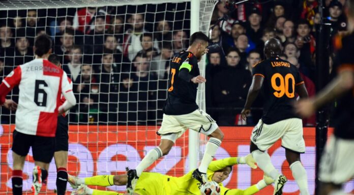 La Roma rimonta con Lukaku, 1-1 in casa del Feyenoord