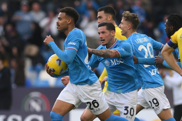 Italian soccer Serie A match - SSC Napoli vs Hellas Verona FC