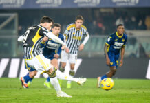 La Juventus rimonta due volte ma non vince, 2-2 a Verona