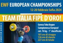 Pesi, Genna Toko campionessa d’Europa nei 76 kg