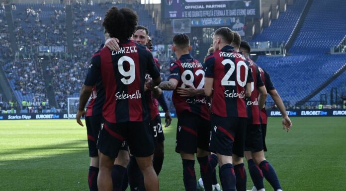 Lazio-Bologna 1-2, i rossoblù in piena corsa Champions