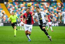 Udinese-Cagliari 1-1, Gaetano risponde a Zemura