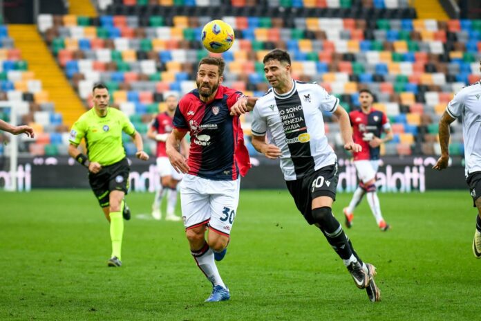 Italian soccer Serie A match - Udinese Calcio vs Cagliari Calcio