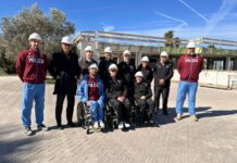 Atleti paralimpici visitano cantiere ex Delphinia a Caivano