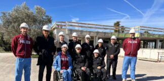 Atleti paralimpici visitano cantiere ex Delphinia a Caivano