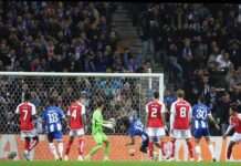Porto-Arsenal 1-0, decide Galeno in pieno recupero