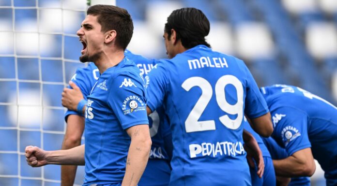 Colpo Empoli, Bastoni gela il Sassuolo nel recupero