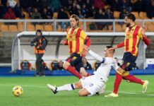 Troppa Inter per il Lecce, poker nerazzurro al “Via del Mare”