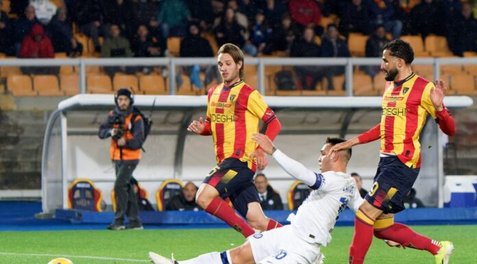 Troppa Inter per il Lecce, poker nerazzurro al “Via del Mare”