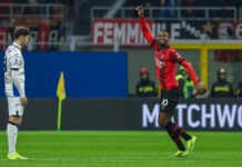 Leao illumina il Milan ma non basta, 1-1 contro l’Atalanta