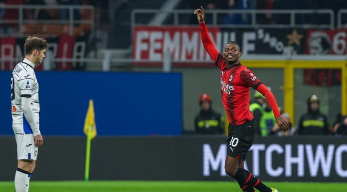 Leao illumina il Milan ma non basta, 1-1 contro l’Atalanta