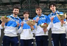 Europei giovanili, Italia U20 spada maschile campione a squadre