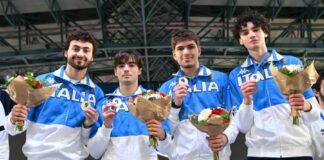 Europei giovanili, Italia U20 spada maschile campione a squadre