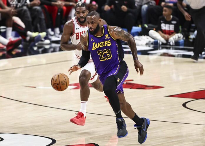 (SP)U.S.-CHICAGO-BASKETBALL-NBA-BULLS VS LAKERS