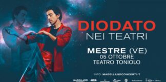 Diodato al Teatro Toniolo in autunno, biglietti in vendita