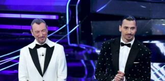 Sanremo al via con Amadeus e Mengoni. Sorpresa Ibra, Bertè prima in classifica