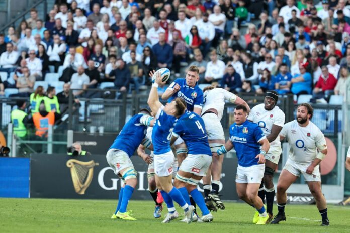 Rugby Six Nations match -  Italy vs England