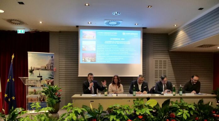 Venturini all’assemblea di rinnovo cariche di Confcooperative Venezia