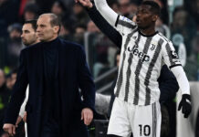 Allegri “Dispiaciuto per Pogba, a Napoli sarà dura”