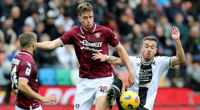 Kamara risponde a Tchaouna, Udinese-Salernitana 1-1
