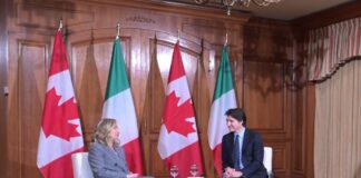 G7, Meloni a Trudeau “Puntiamo a risultati concreti e incisivi”