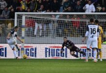 In parità lo scontro salvezza tra Frosinone e Lecce